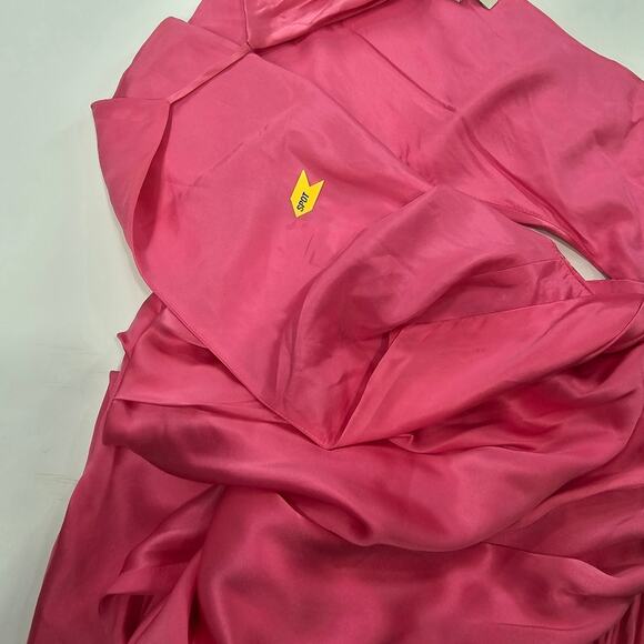 The Sei One Shoulder Cut Out Gown in Flamingo Size 10 - Picture 10 of 15